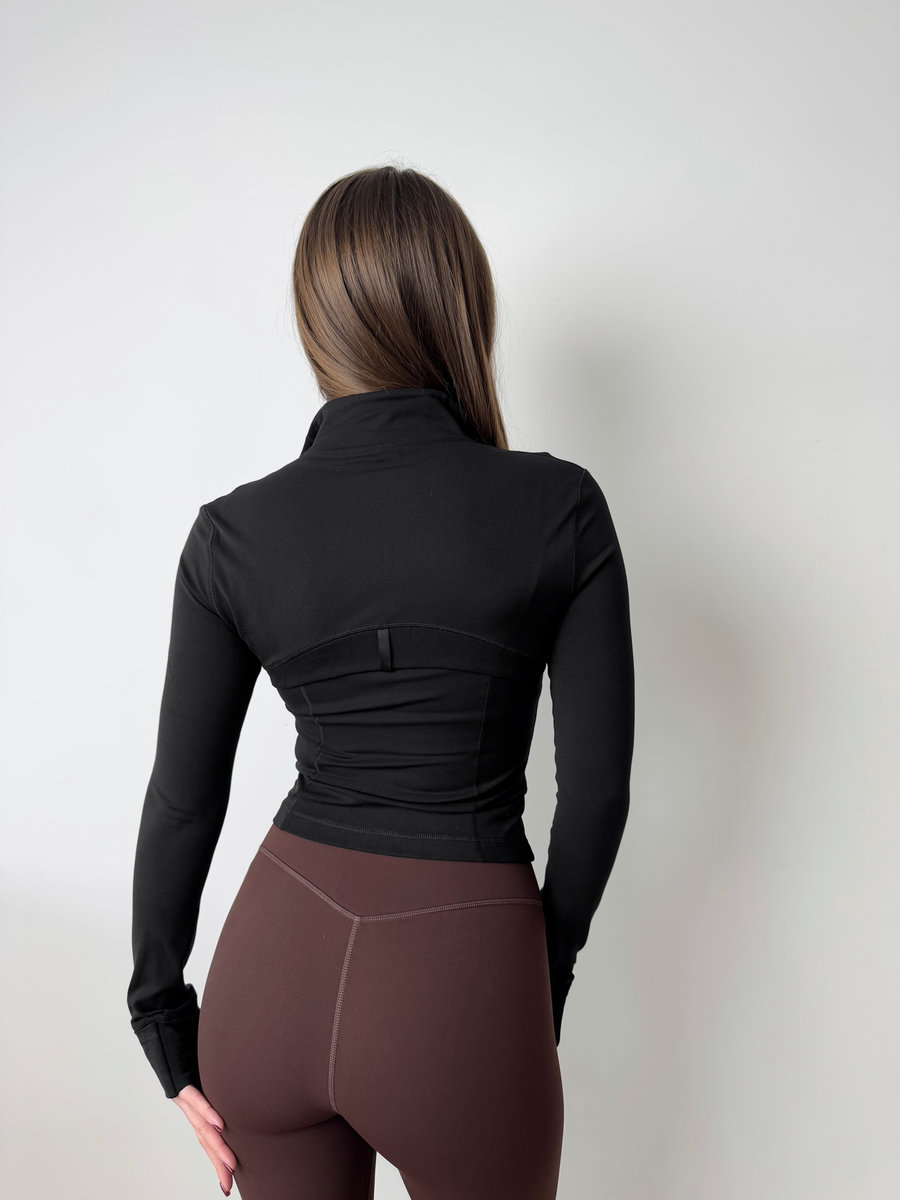 Рашгард на молнии с горловиной стоечкой