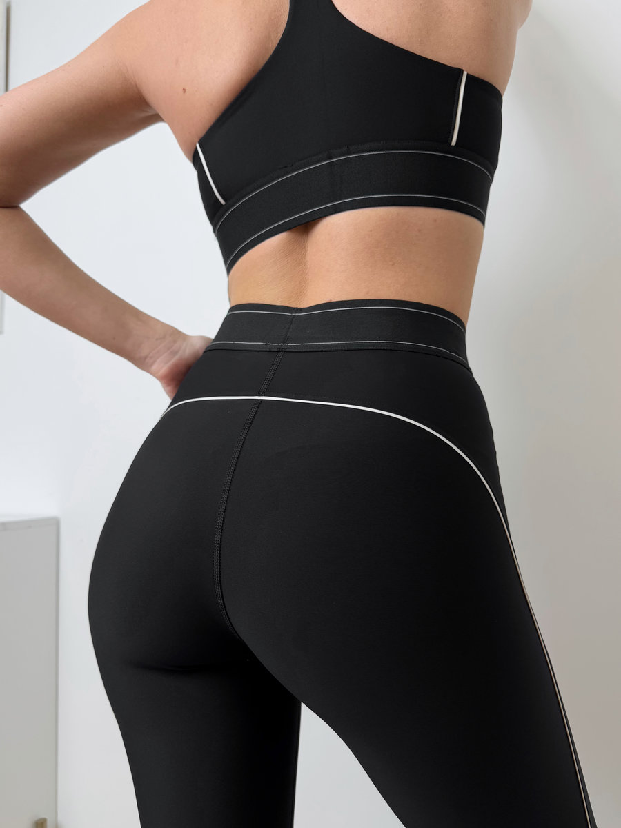 Лосины с высокой посадкой и поясом-резинкой