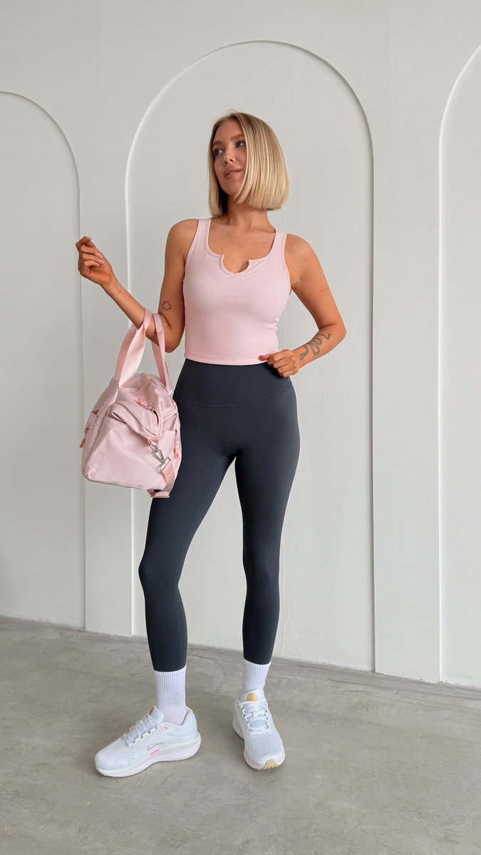 Лосины "вторая кожа"  с лазерным срезом (Высокая посадка)