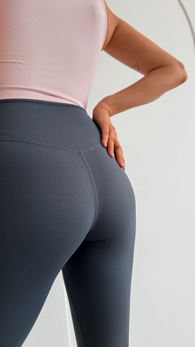 Лосины "вторая кожа"  с лазерным срезом (Высокая посадка)