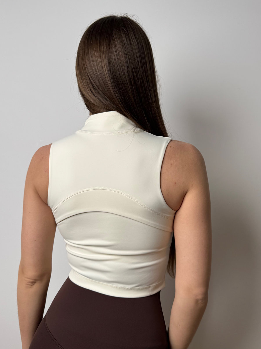 Топ Skin на молнии спереди