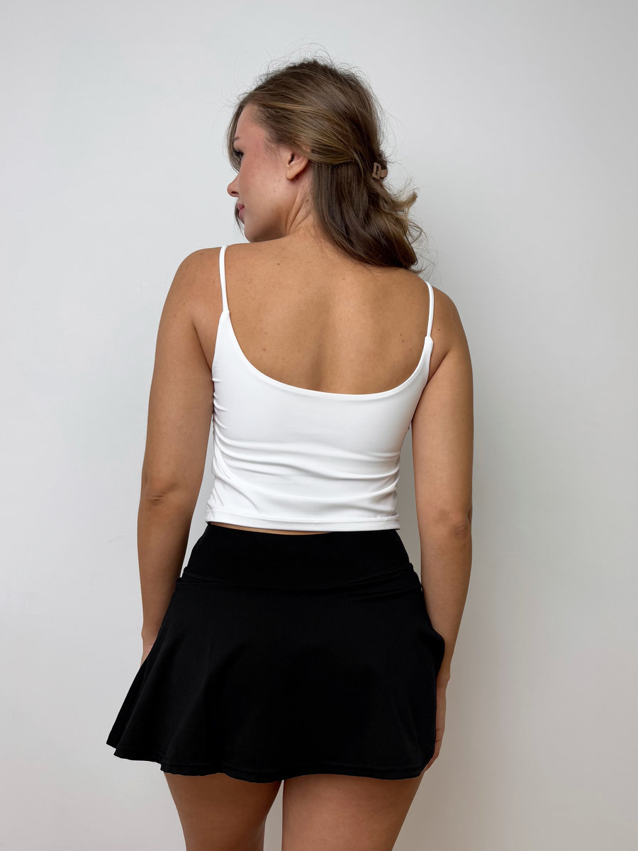 Топ-бра удлиненный с чашками (Без застежки)