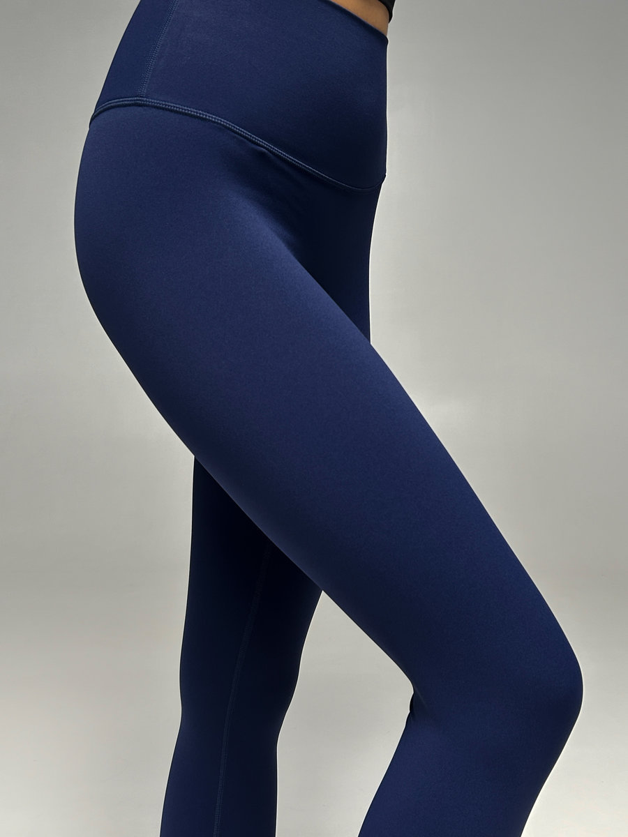 Классические леггинсы с потайным карманом на пояснице (Ультравысокая посадка)