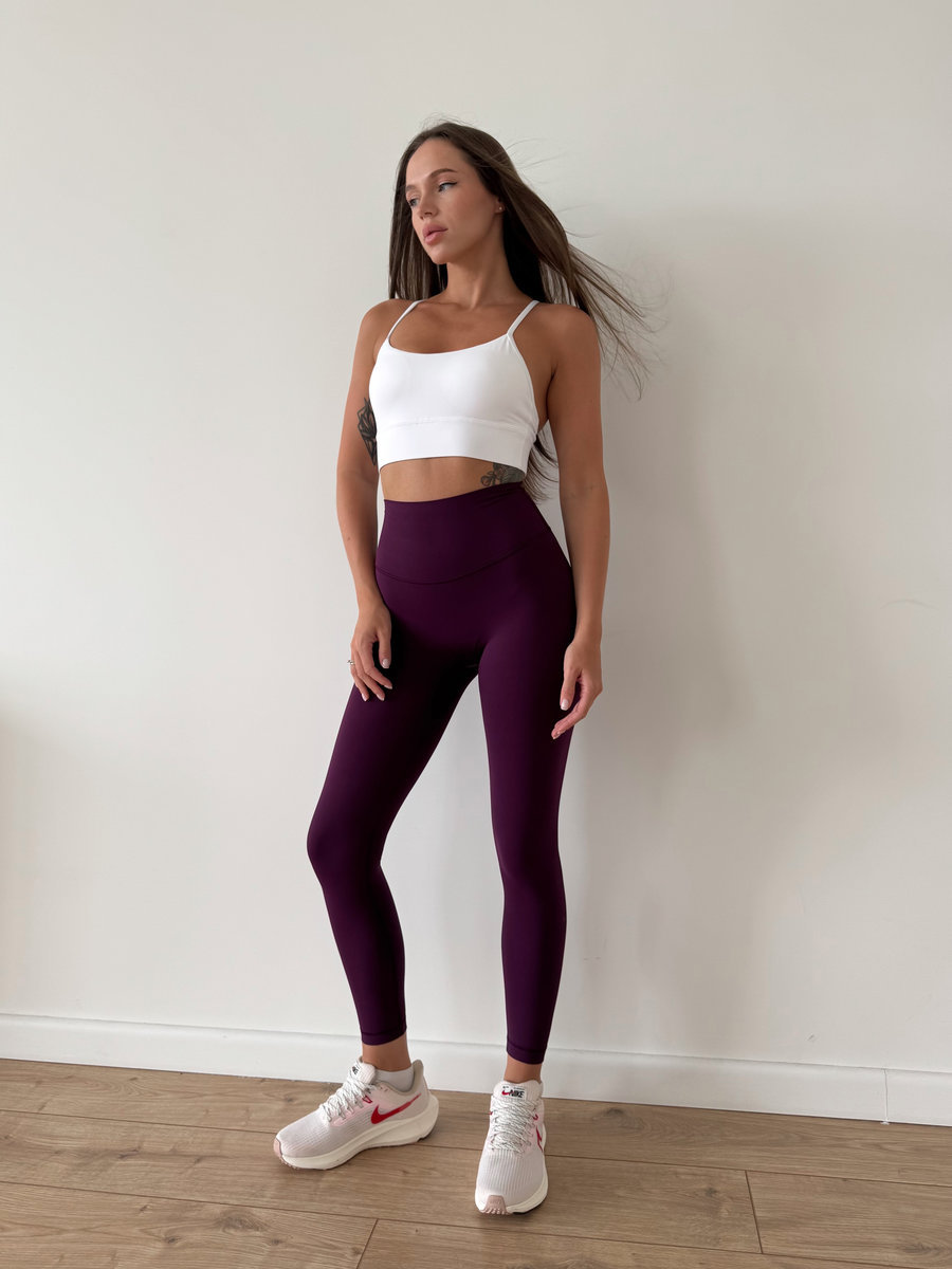 Классические леггинсы с потайным карманом на пояснице (Ультравысокая посадка)