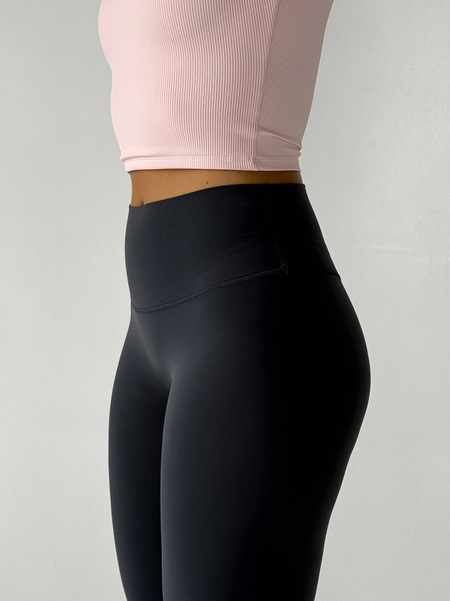 Классические леггинсы с потайным карманом на пояснице (Ультравысокая посадка)