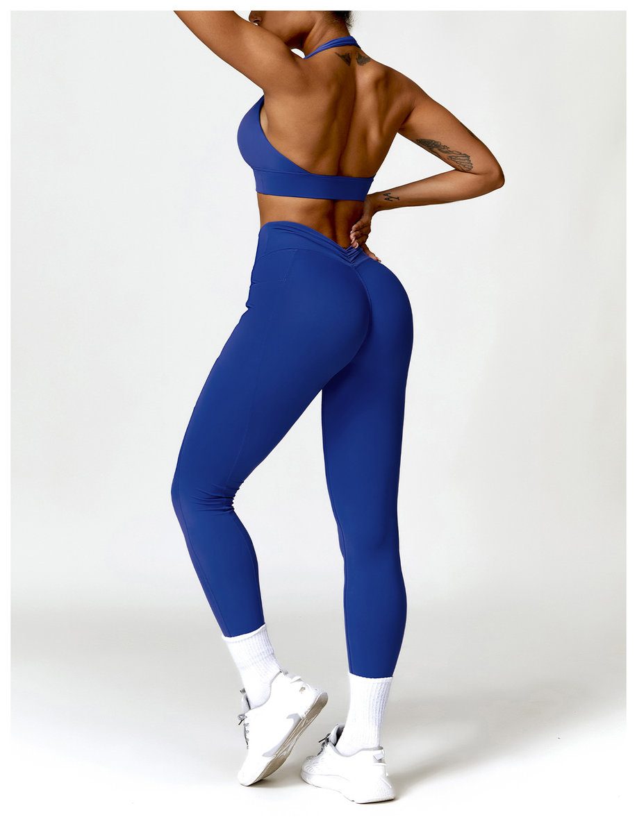 Бра-топ с одной бретелью через шею и открытой спиной (без застежки)