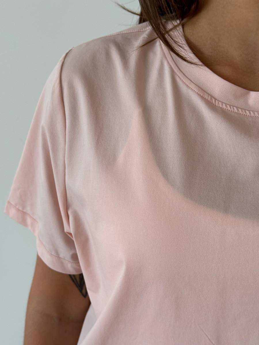 Футболка удлиненная свободная