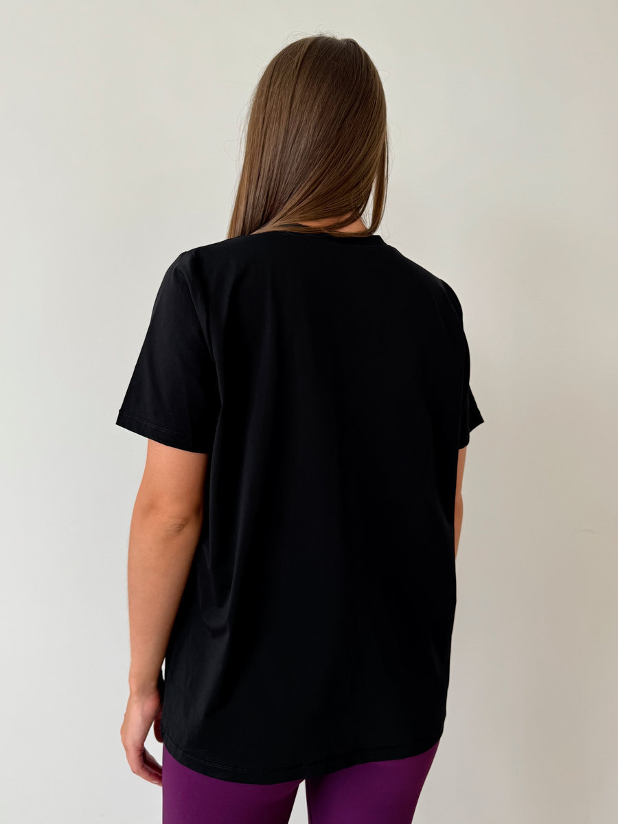 Футболка удлиненная свободная