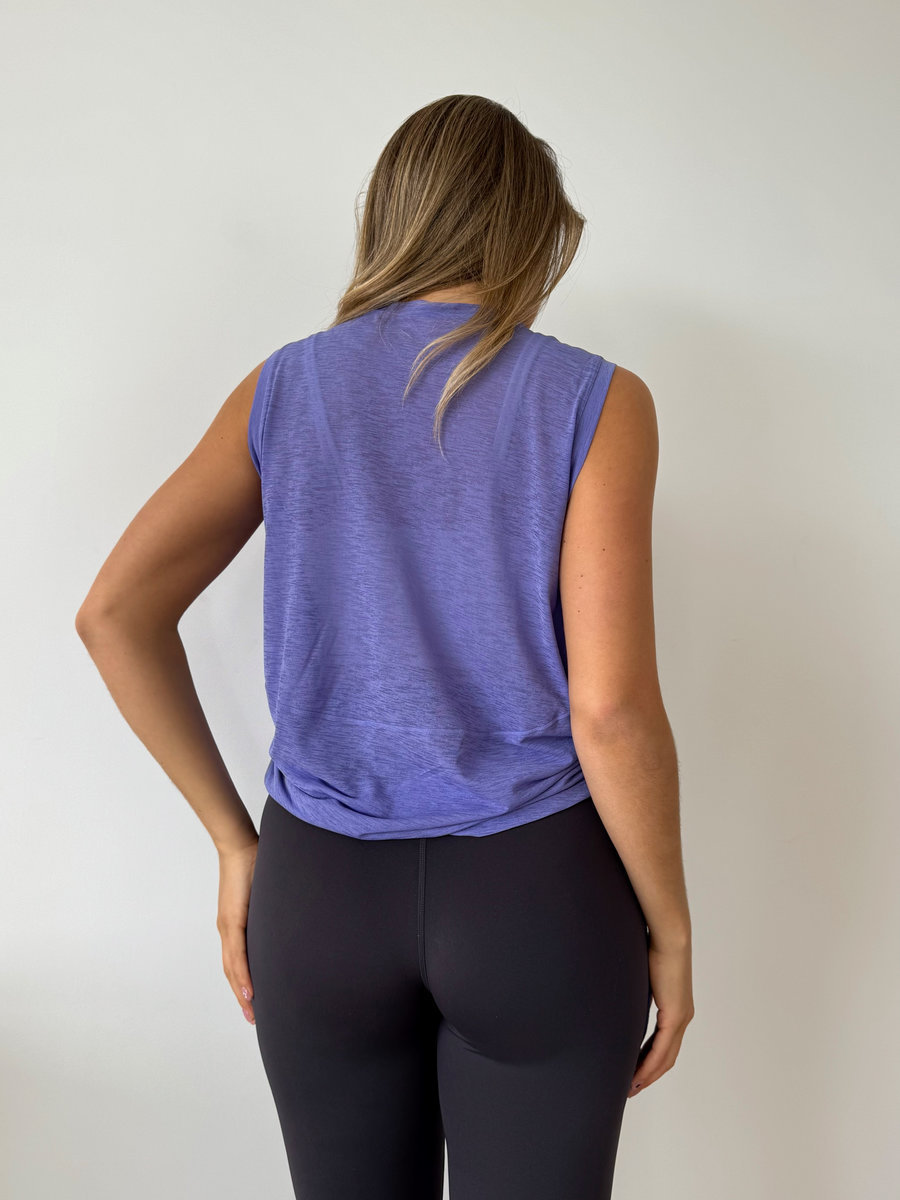 Майка полупрозрачная со стяжкой по бокам