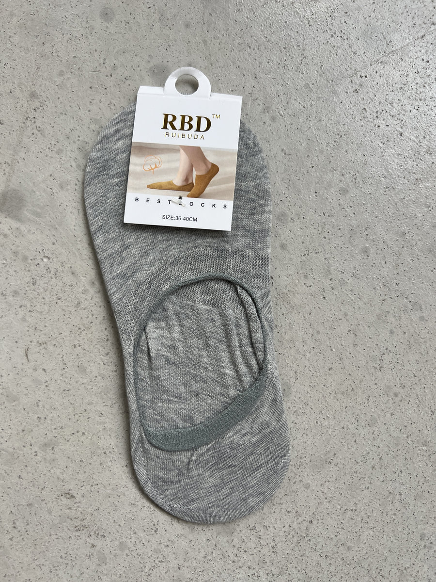 Носки-следки с липучкой на пятке для фитнеса