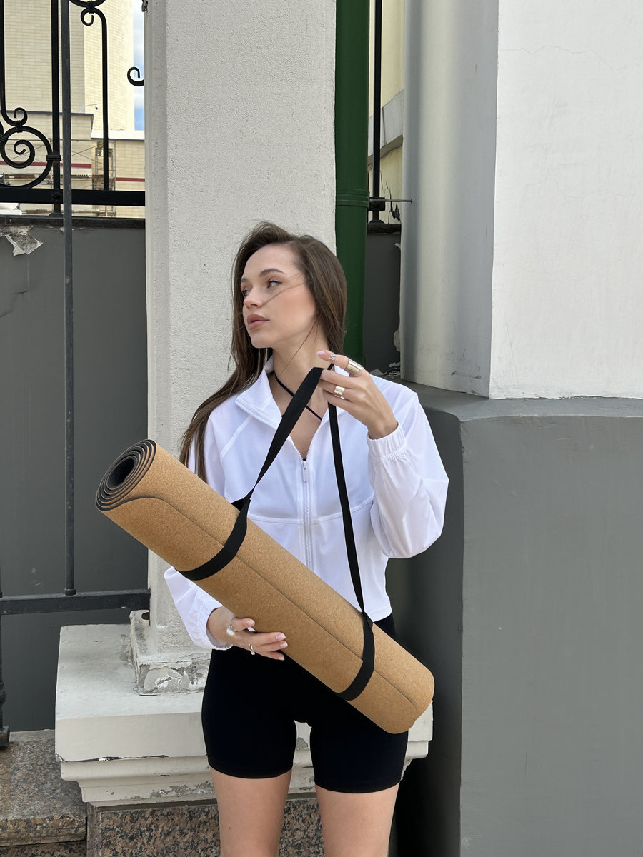 Коврик для йоги 5 мм (пробковый)