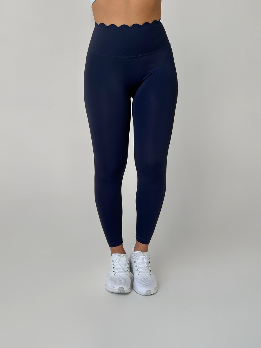 Леггинсы с ажурным поясом (Высокая посадка)