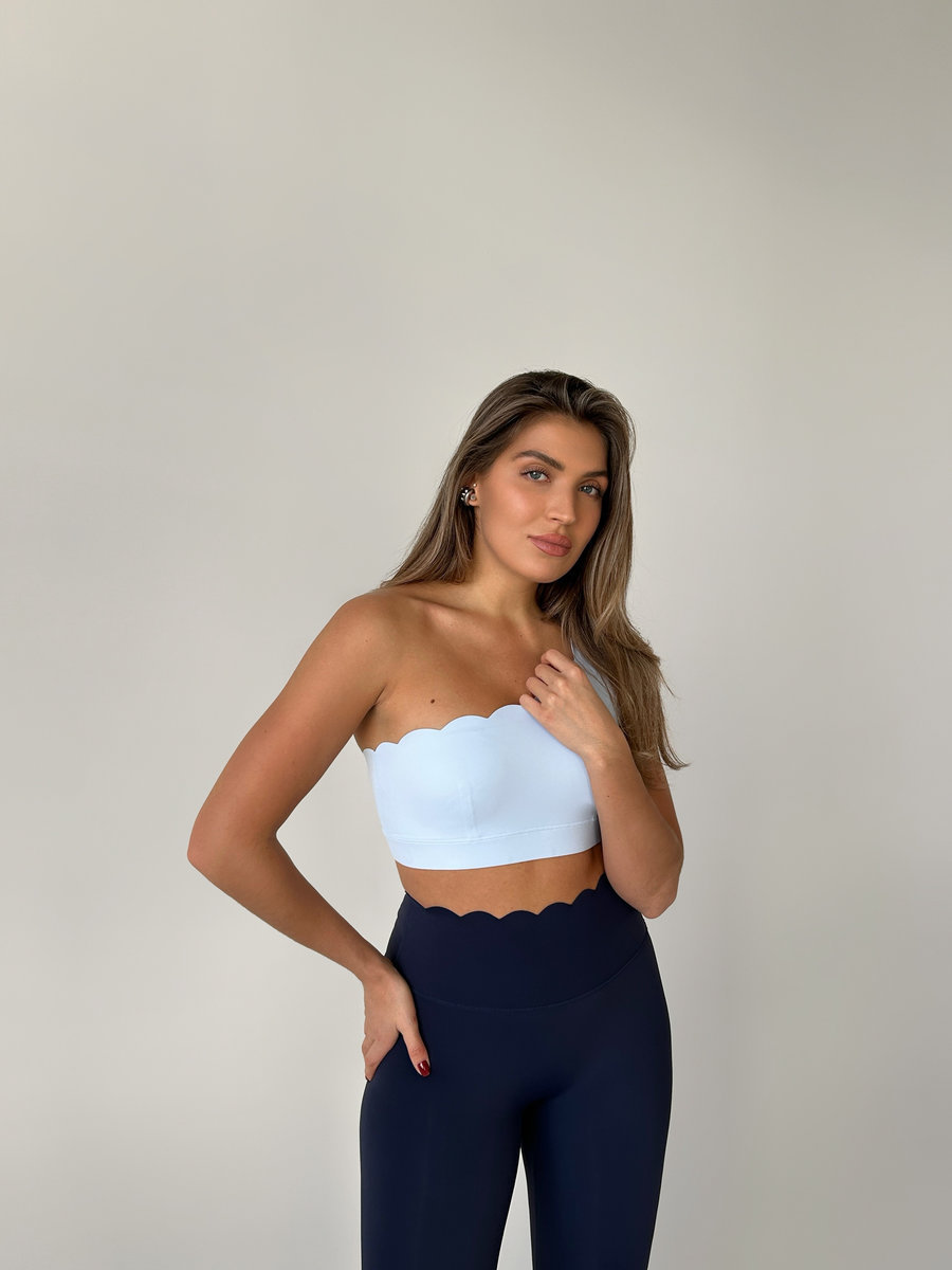 Леггинсы с ажурным поясом (Высокая посадка)