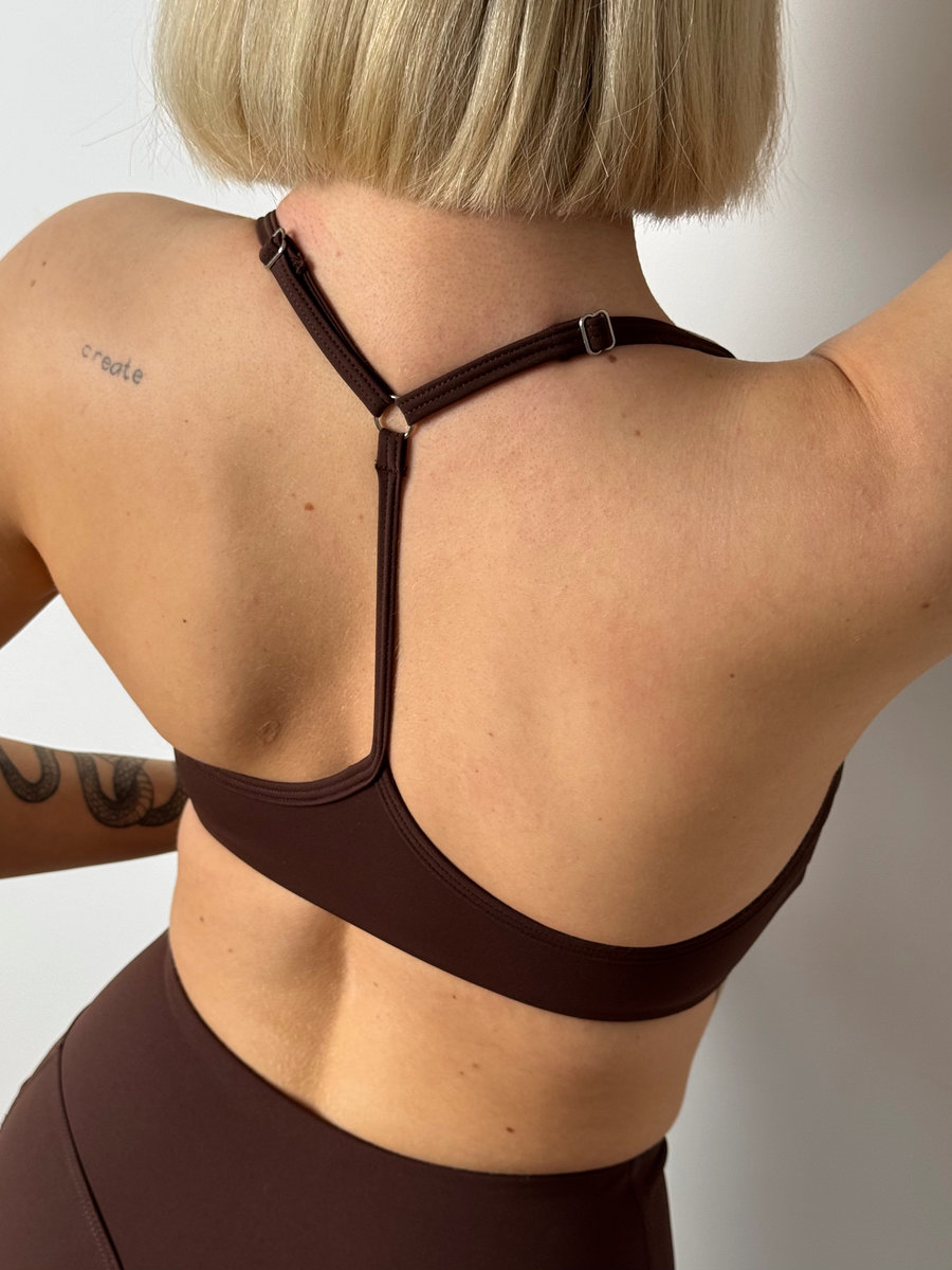 Спортивный топ с регулируемыми бретелями (Без застежки)