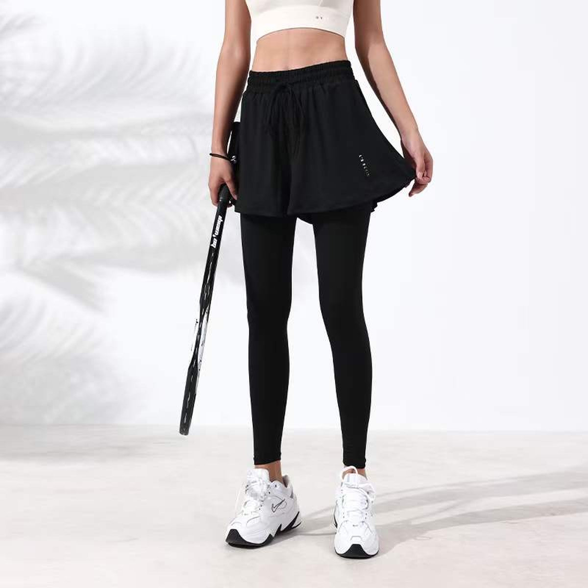 Легинсы с удлиненными шортами 2 в 1 (Высокая посадка)