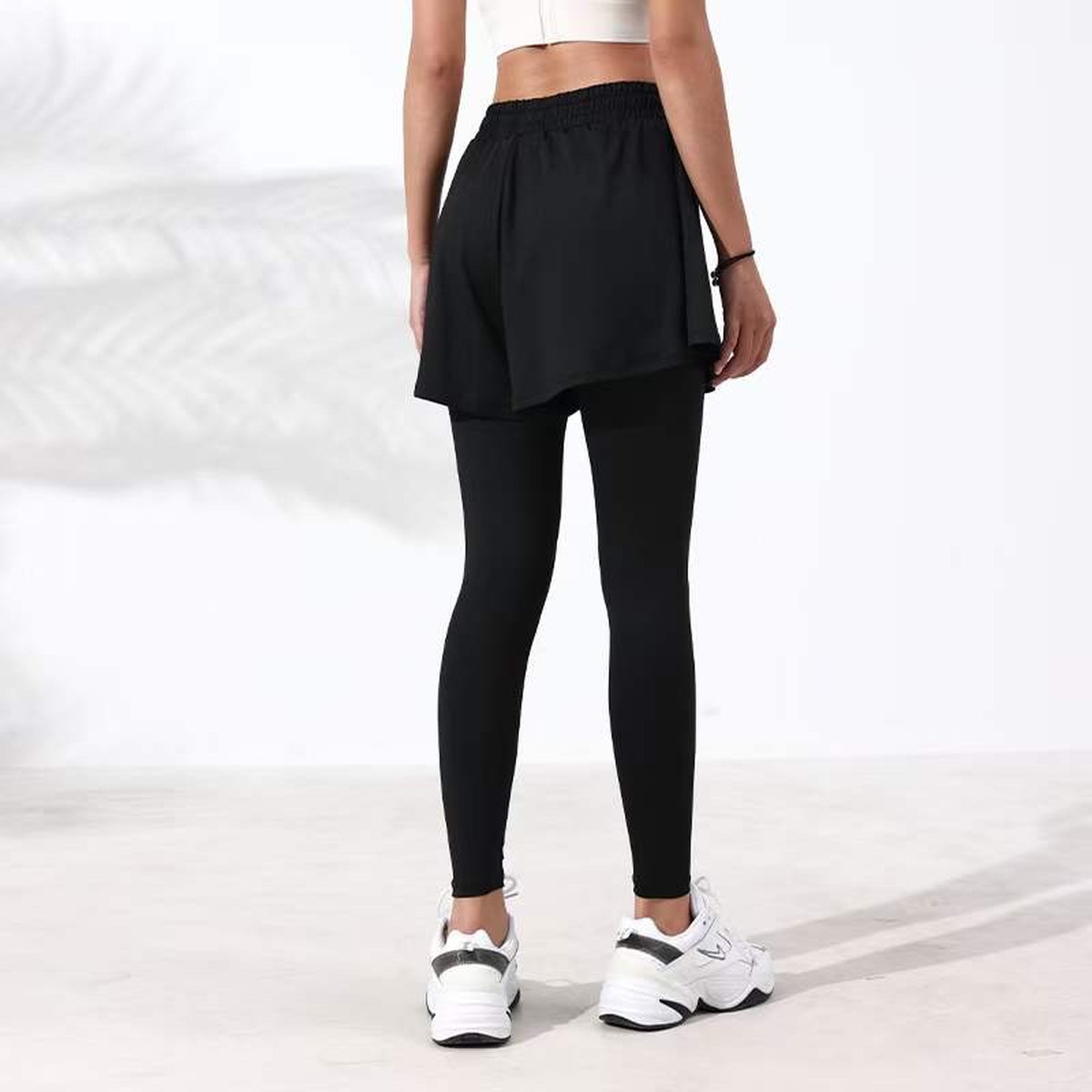 Легинсы с удлиненными шортами 2 в 1 (Высокая посадка)