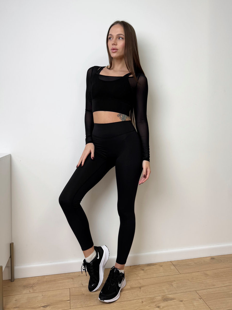 Легинсы SILUET  V-образным вырезом на пояснице