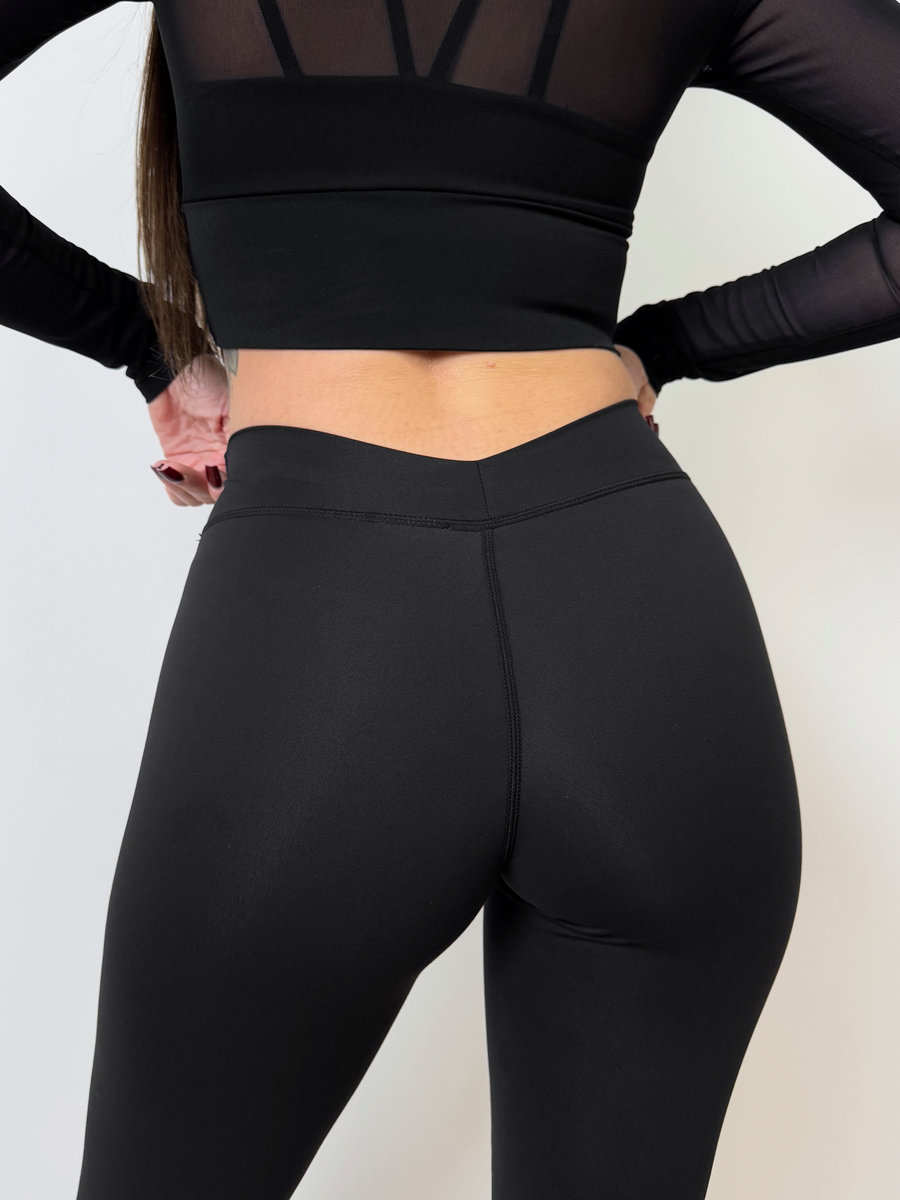 Легинсы SILUET  V-образным вырезом на пояснице