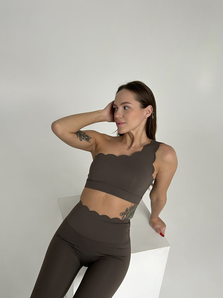 Бра на одно плечо с ажурным дизайном (Без застежки)