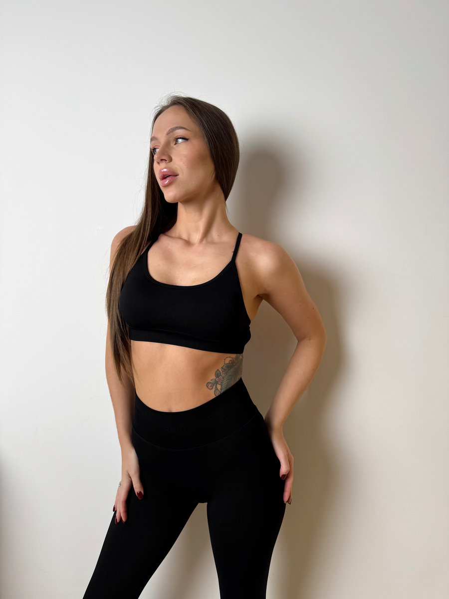 Лосины для фитнеса c высоким двойным поясом Modern Seduction