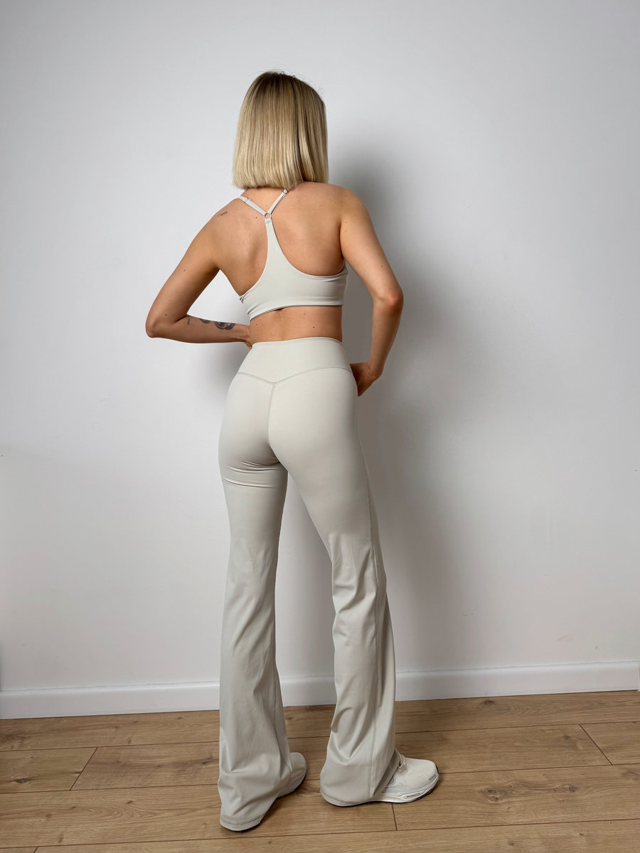 Классические расклешенные леггинсы (Высокая посадка)