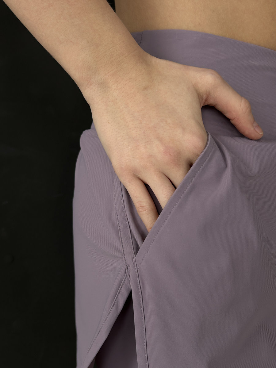 Теннисная  прямая юбка-шорты