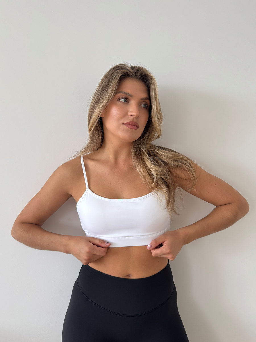 Спортивный топ с тонкими дополнительными бретелями на спине MINI(Без застежки)