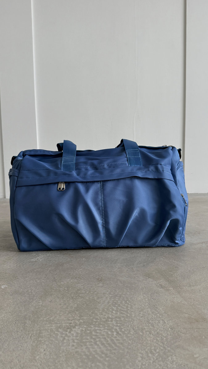 Спортивная сумка с отделением под обувь синяя