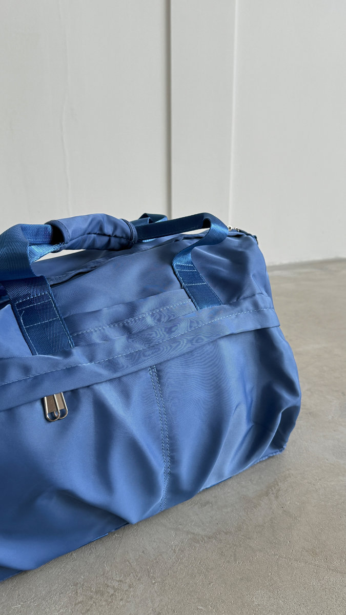 Спортивная сумка с отделением под обувь синяя