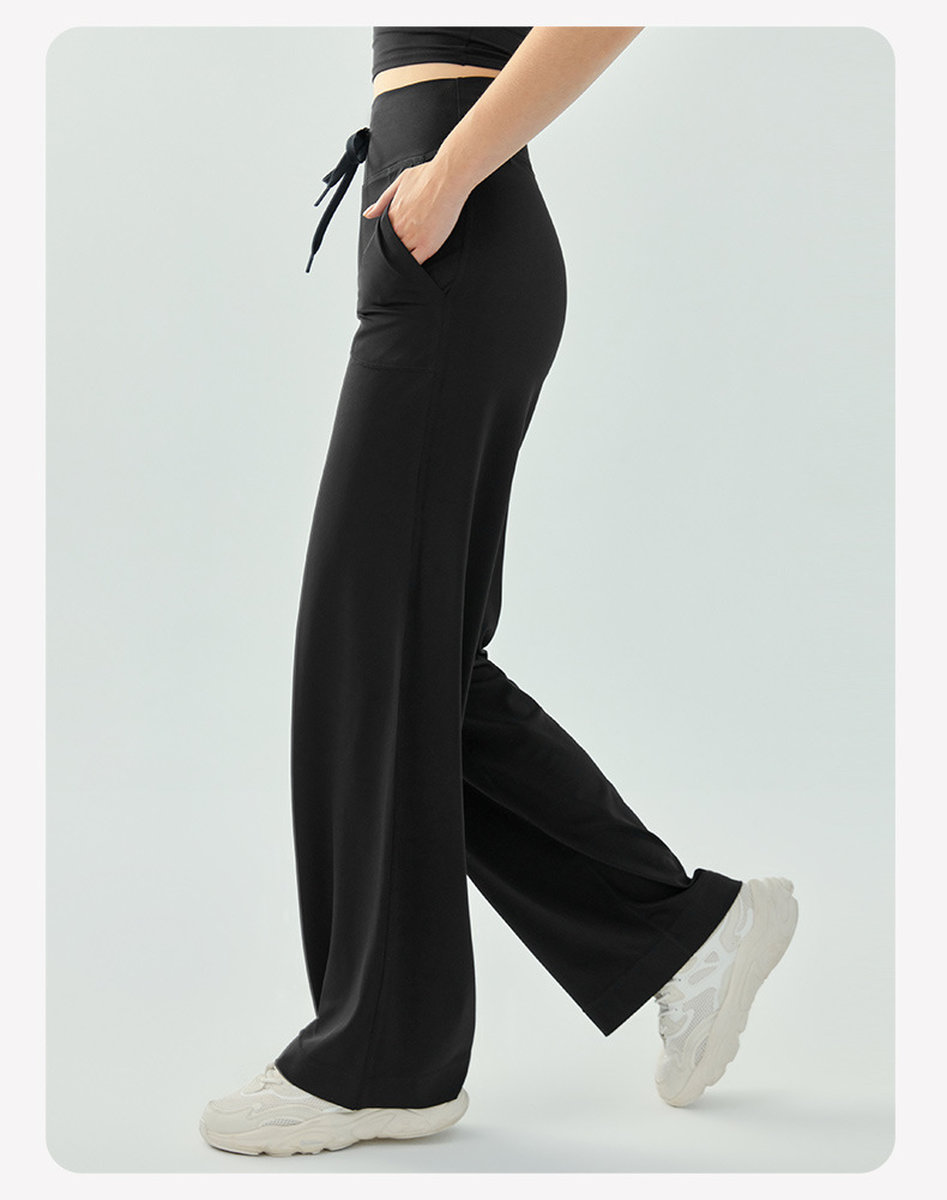 Эластичные брюки-трубы для спорта