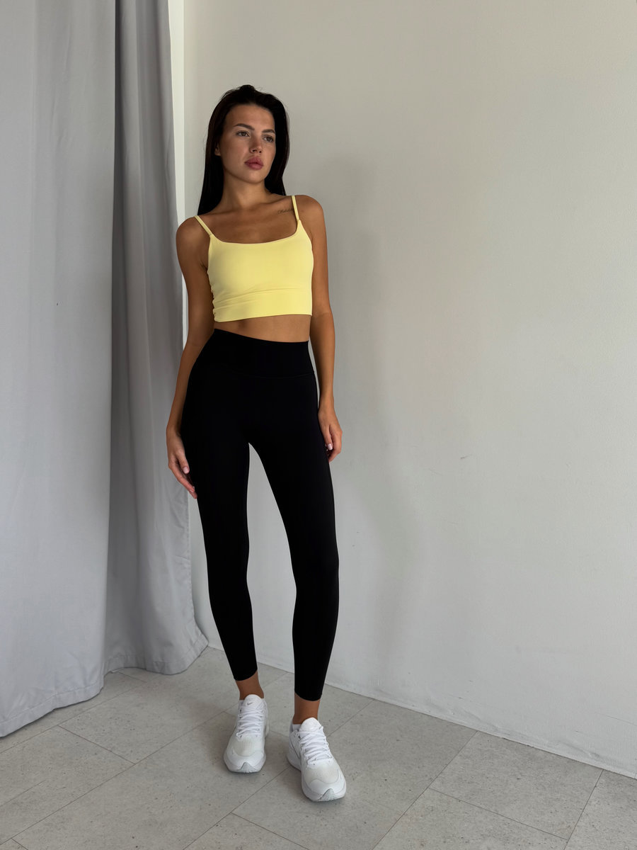 Легинсы с моделиющими линиями и лазерным срезом (Высокая посадка)