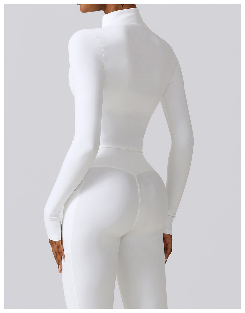 Спортивный рашгард укороченный на молнии