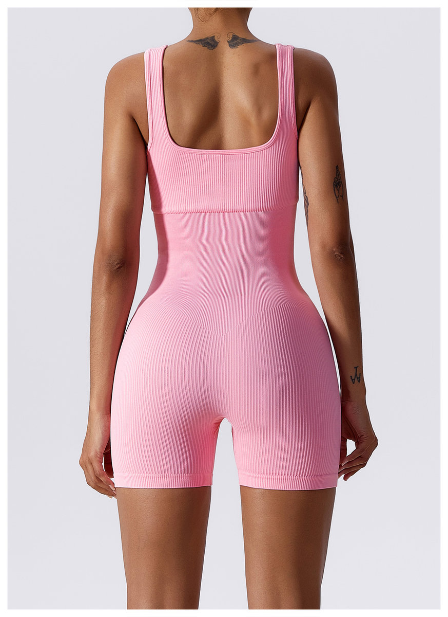 Комбинезон бесшовный укороченный