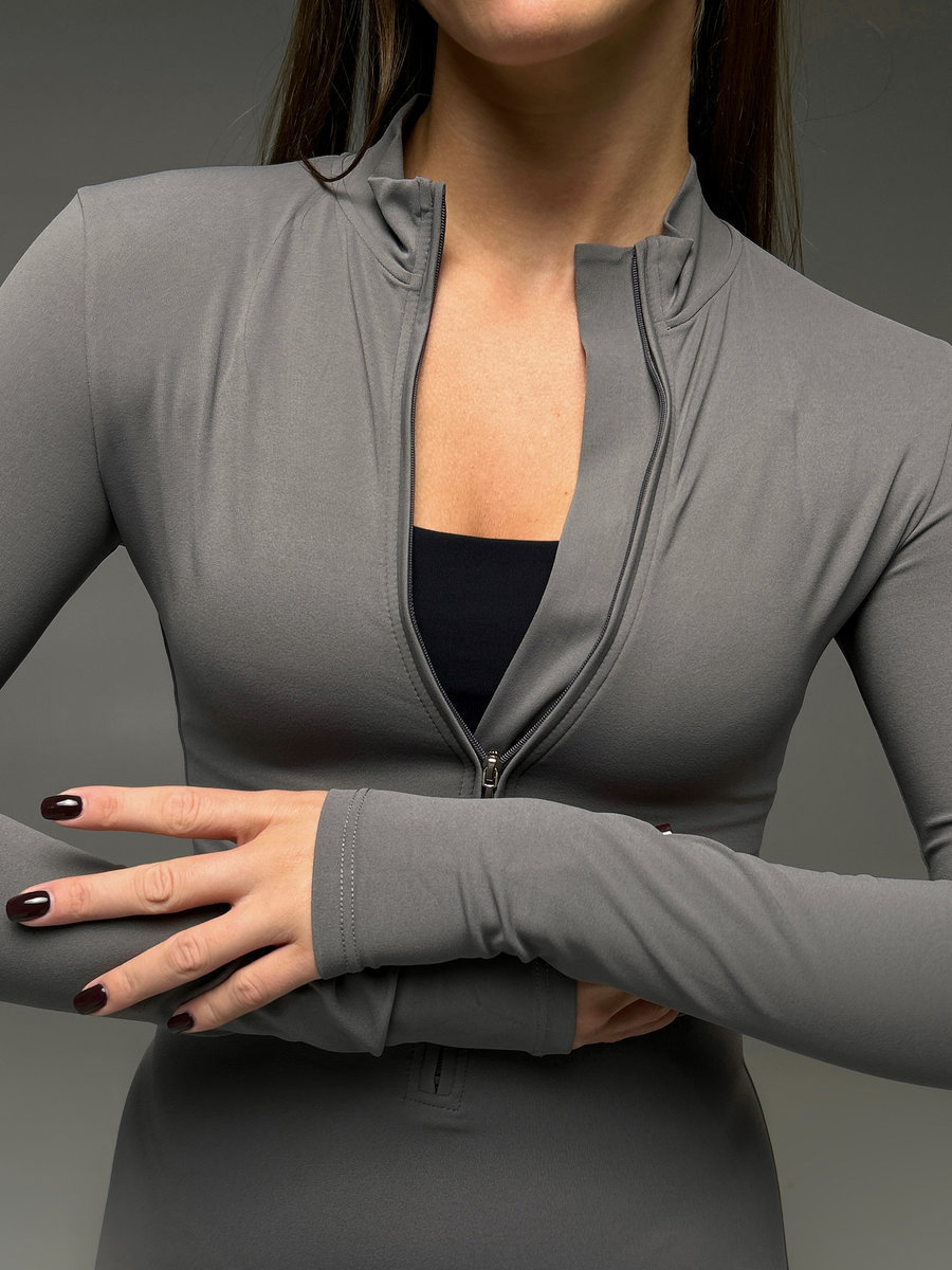 Комбинезон на замочке полной длины с длинными рукавами