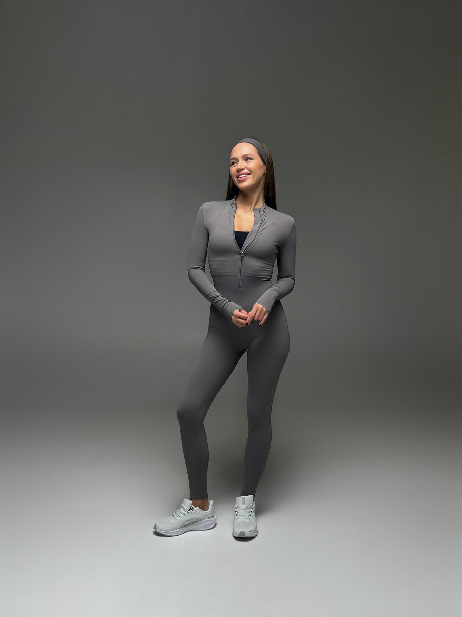 Комбинезон на замочке полной длины с длинными рукавами