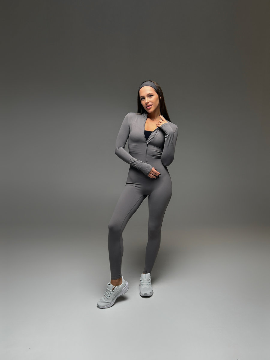 Комбинезон на замочке полной длины с длинными рукавами