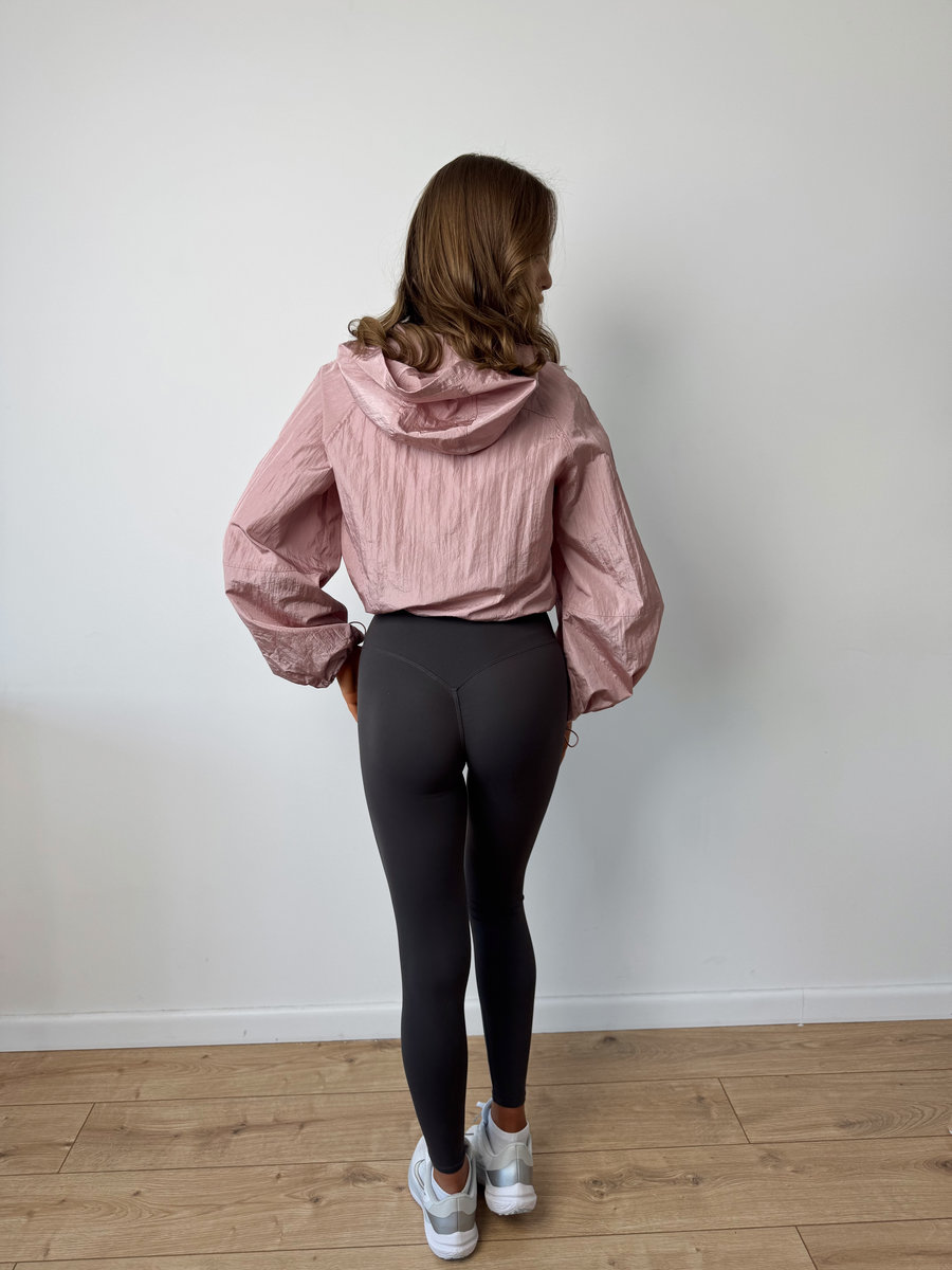 Олимпийка укороченная с капюшоном