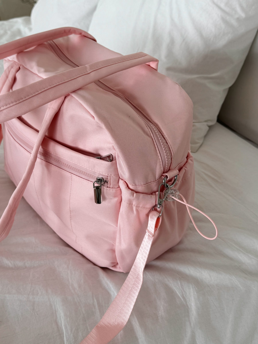 Спортивная  женская сумка  (розовый)