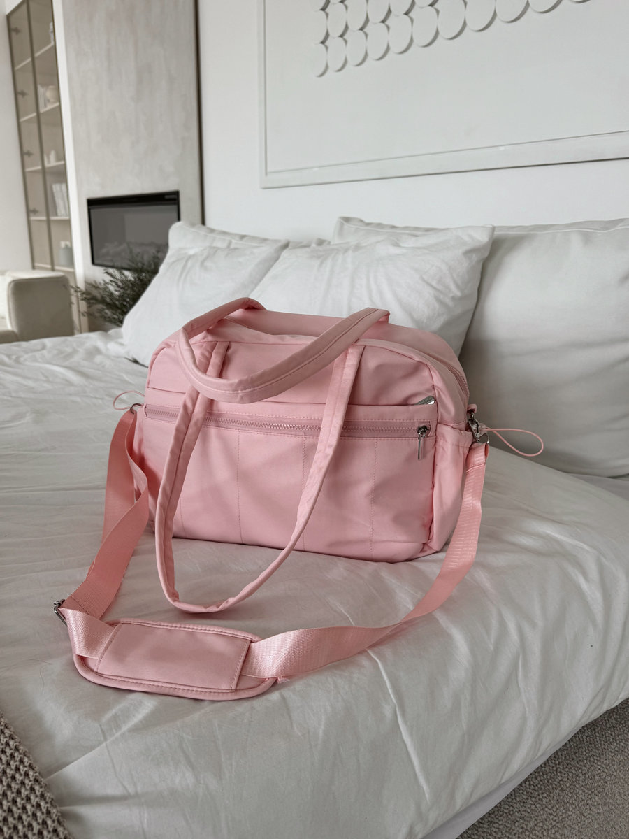 Спортивная  женская сумка  (розовый)