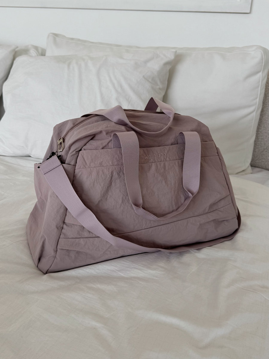 Трапециевидная женская сумка  (лиловый)