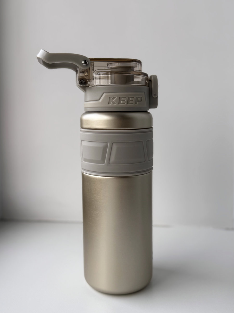 Бутылка 600 мл металлик