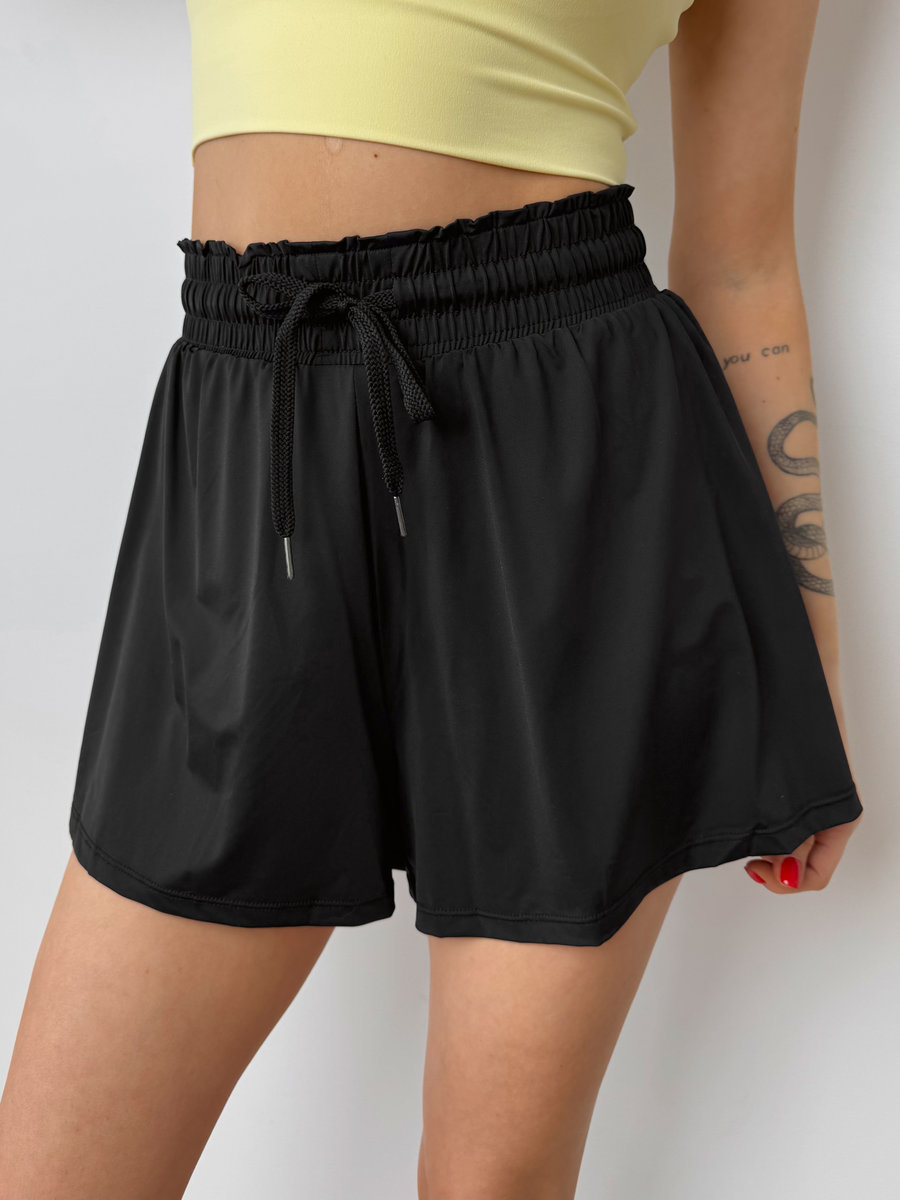 Шорты спортивные с высокой талией