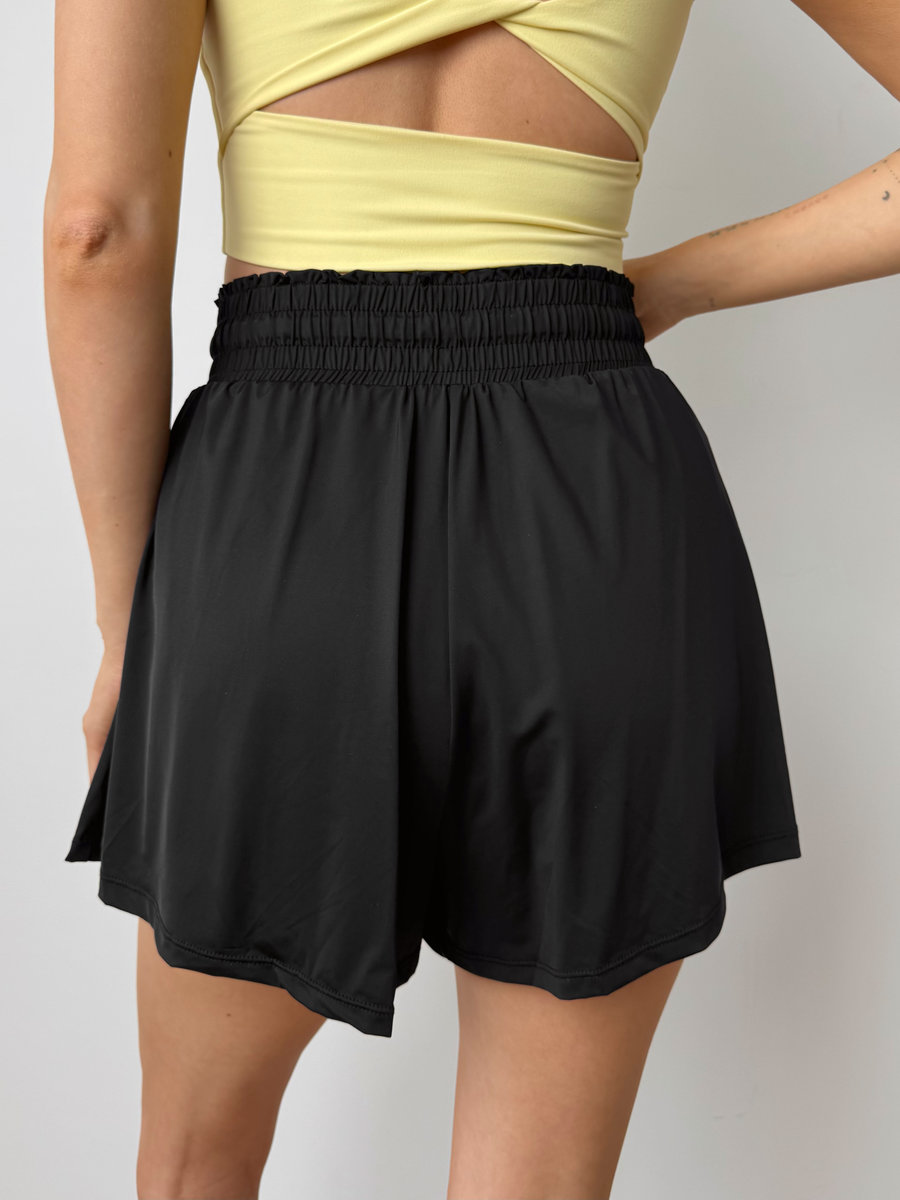 Шорты спортивные с высокой талией