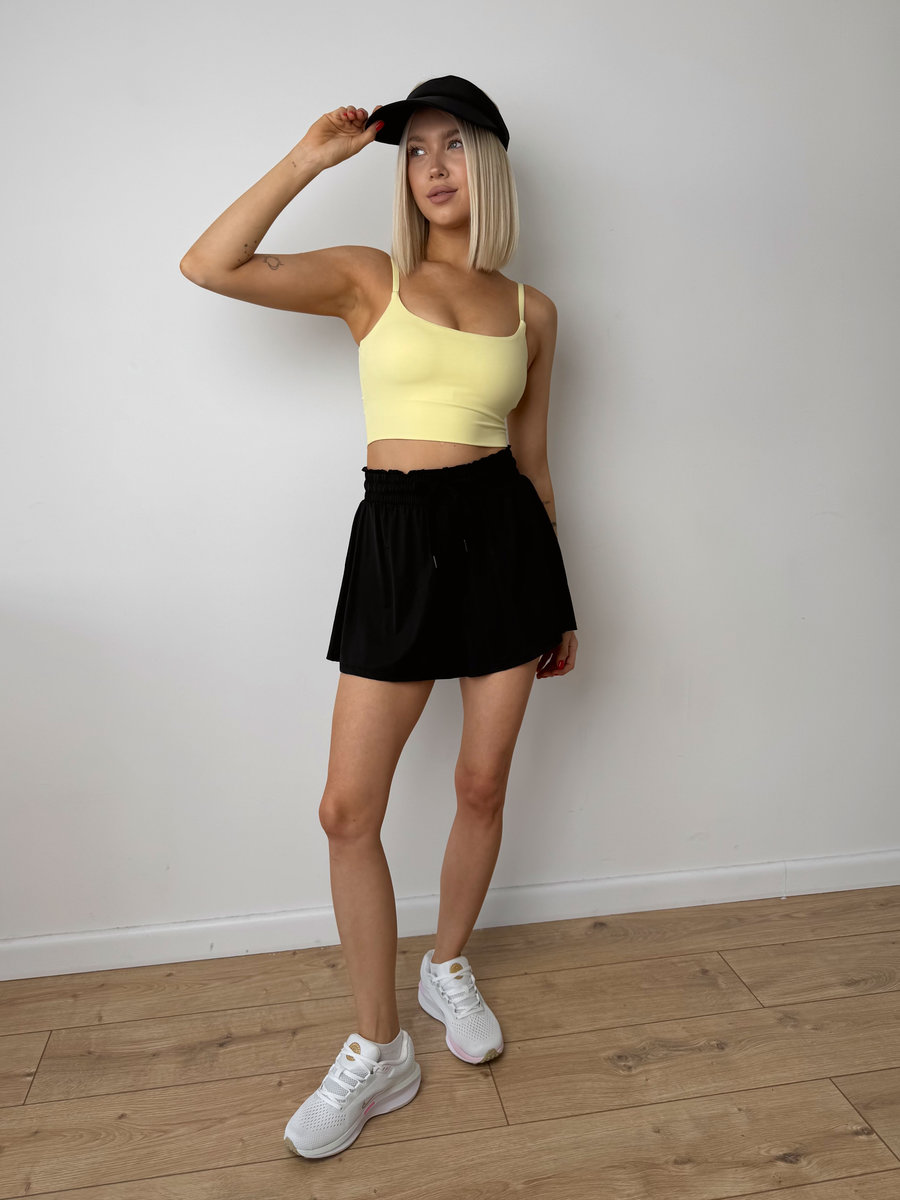 Шорты спортивные с высокой талией