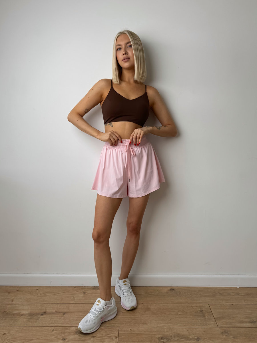 Шорты спортивные с высокой талией