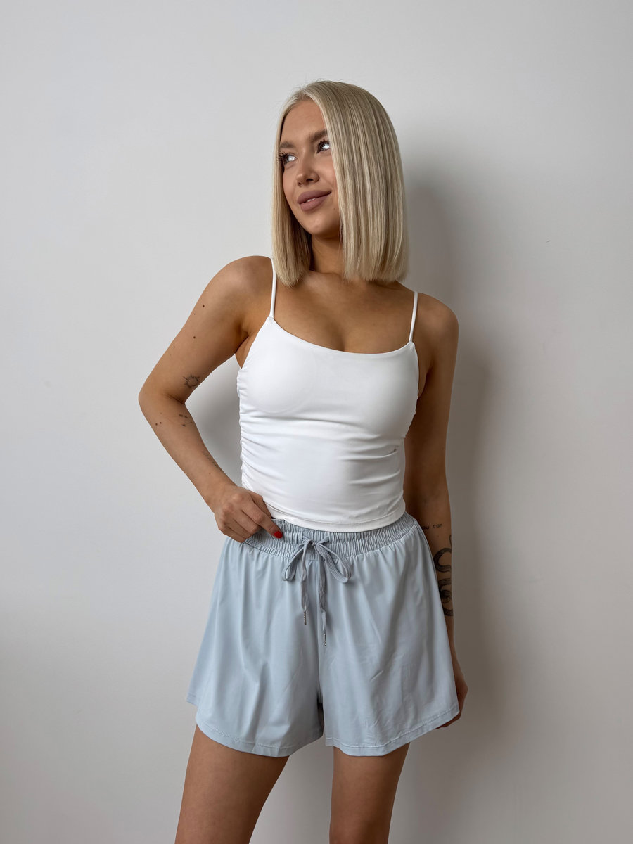 Шорты спортивные с высокой талией