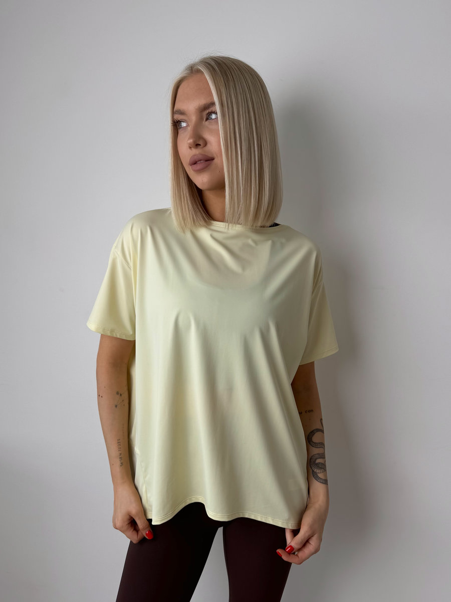 Футболка удлиненная свободного кроя