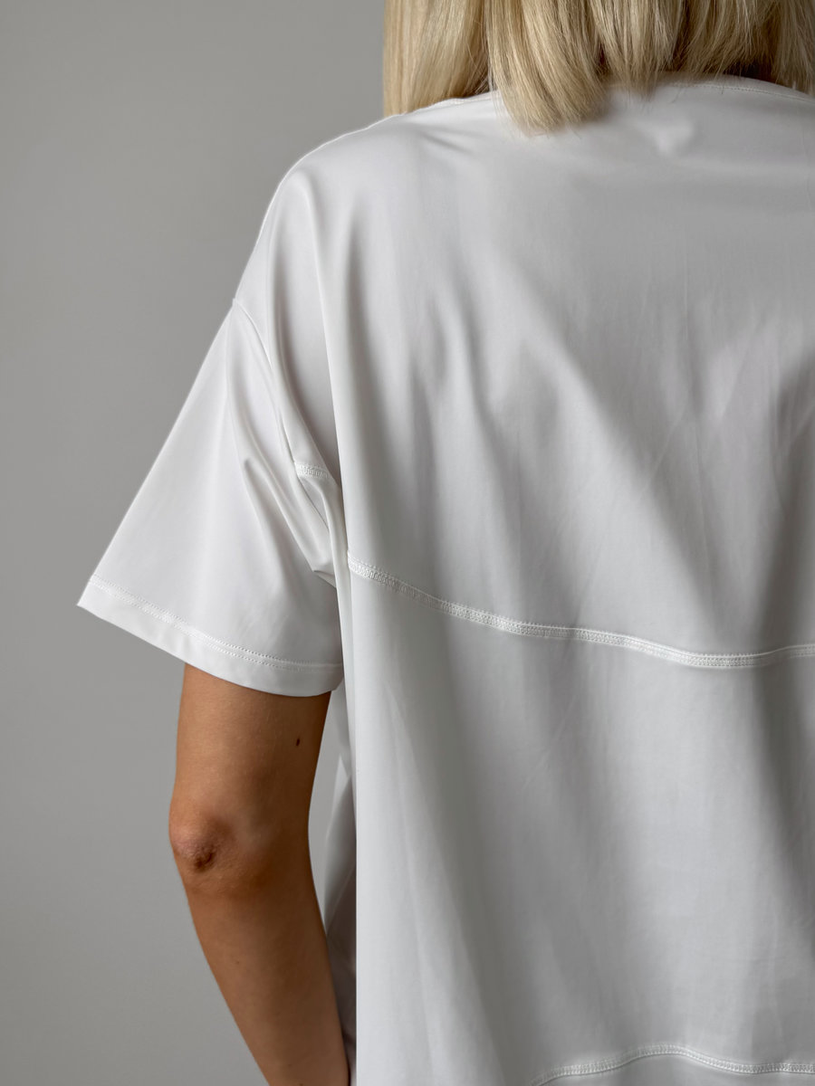 Футболка удлиненная свободного кроя