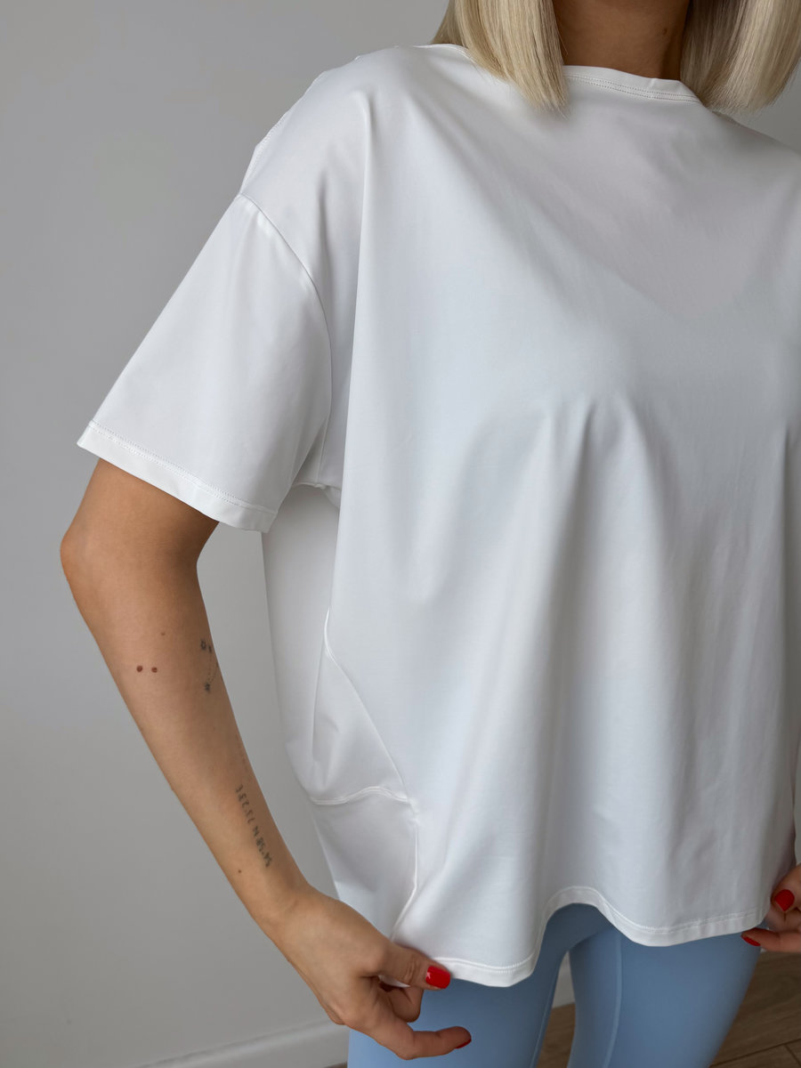 Футболка удлиненная свободного кроя