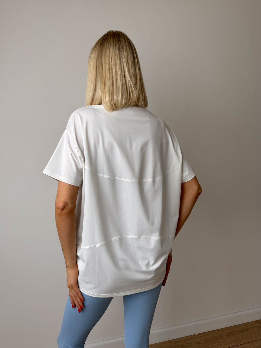 Футболка удлиненная свободного кроя